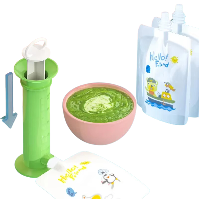 Reusable Squeeze & Fill Baby Pouch Maker System