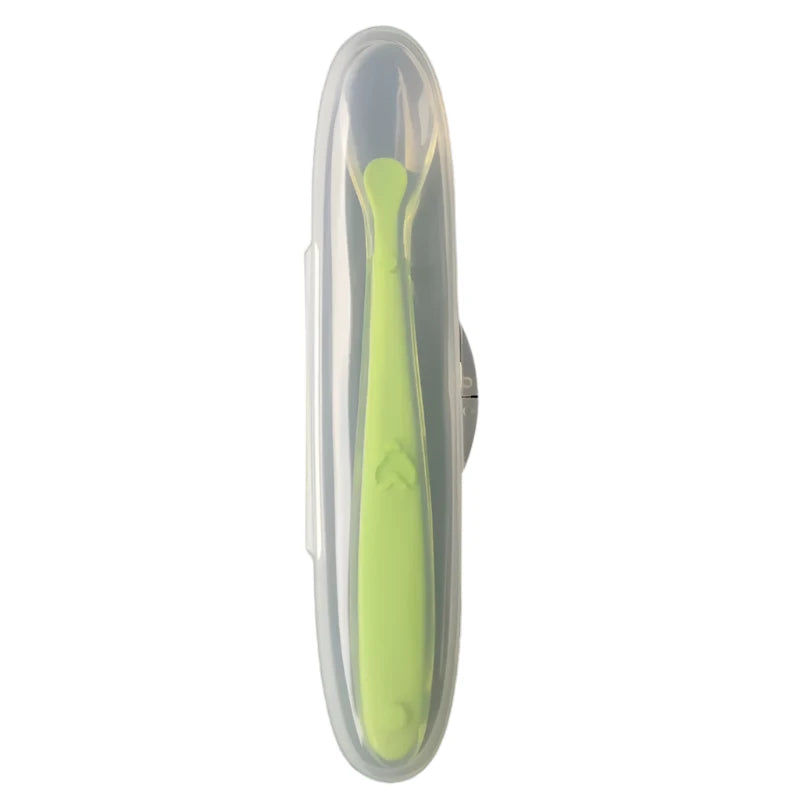 Baby Soft Silicone Spoon with Storage Box