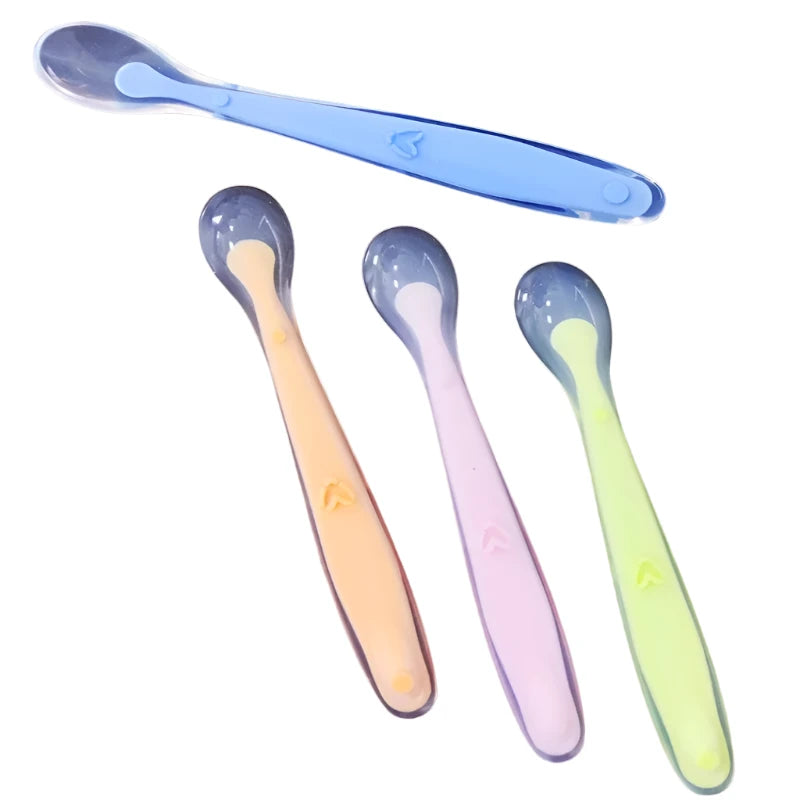 Baby Soft Silicone Spoon with Storage Box